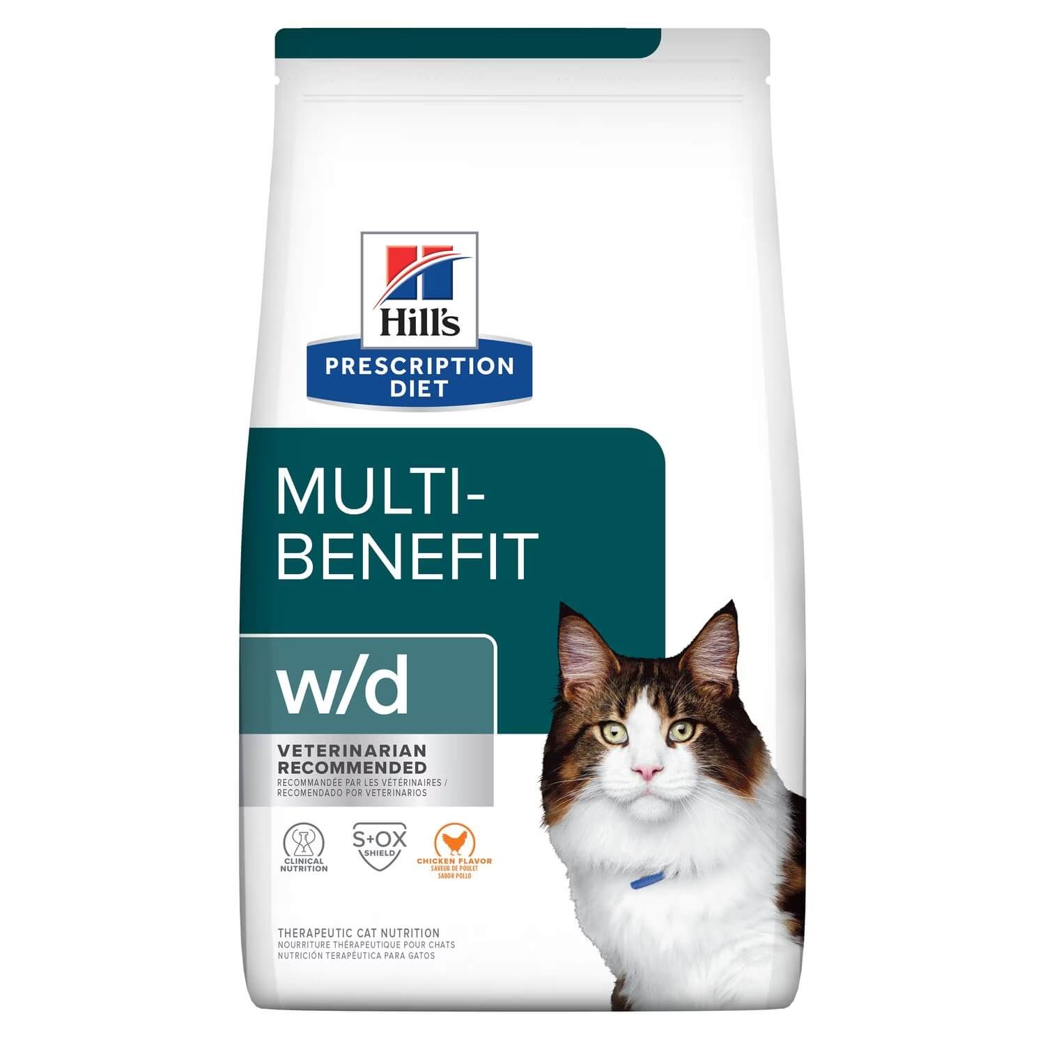 Alimento para gatos Hills prescription diet w/d